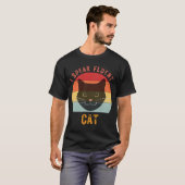 Ik spreek fluent Cat Cute retro 2 T-shirt (Voorkant volledig)