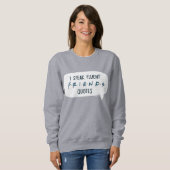 Ik spreek Fluent FRIENDS™ Quottes Trui (Voorkant volledig)