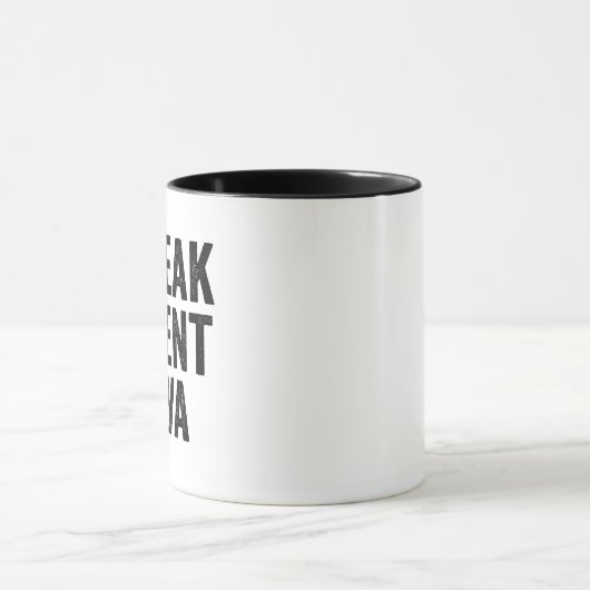 Ik spreek Fluent Java Funny Coding Geek Programmer Mok (Midden)