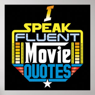 Ik spreek Fluent Movie Quottes Poster