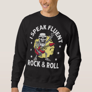 Ik spreek Fluent Rock en Roll Guitarist Play Trui