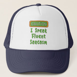 Ik spreek Fluent Sarcasm Trucker Pet