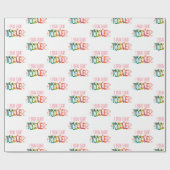 Ik spreek Fluent Toddler - mam, dagschoolcadeau Cadeaupapier (Vlak)