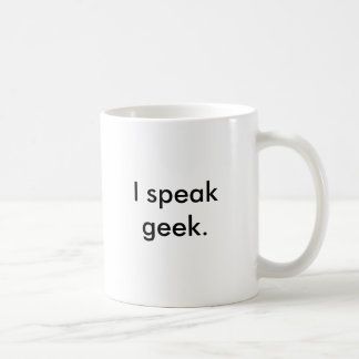 Ik spreek geek. koffiemok