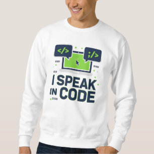Ik spreek in code – Grappig programmeur & ontwikke Trui