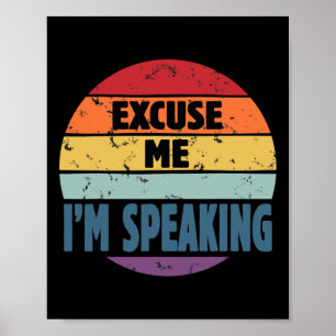 Ik spreek Kamala Harris Debat Quote  Poster