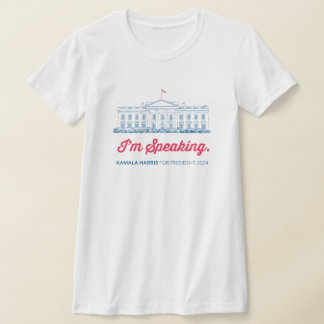 Ik spreek Kamala Harris voor President T-shirt
