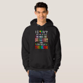 Ik spreek niet veel briljante Autisme Autistic Boy Hoodie (Voorkant volledig)
