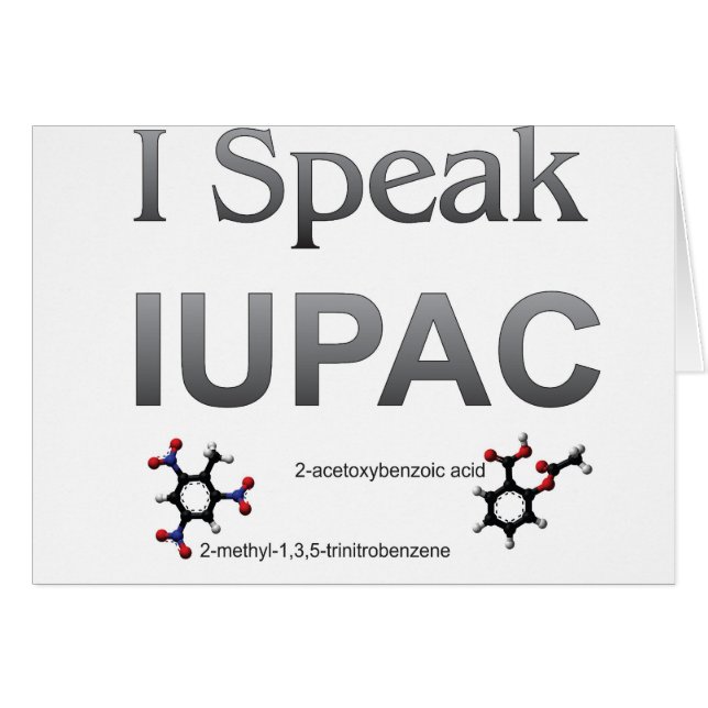 Ik spreek over IUPAC-chemische nomenclatuur (Voorkant Horizontaal)