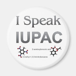 Ik spreek over IUPAC-chemische nomenclatuur Magneet