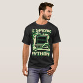 Ik spreek Python-software T-shirt (Voorkant volledig)