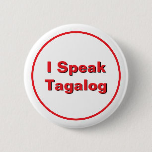 Ik spreek Tagalog Button