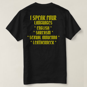 IK SPREEK VIER TALEN T-SHIRT