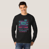 Ik spreek vloeiend binair grappige code programmeu t-shirt (Voorkant volledig)