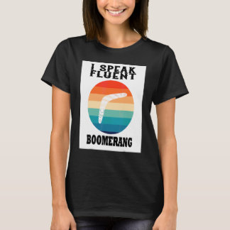 Ik spreek vloeiend Boemerang Boemerang Speler Spor T-shirt