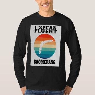 Ik spreek vloeiend Boemerang Boemerang Speler Spor T-shirt