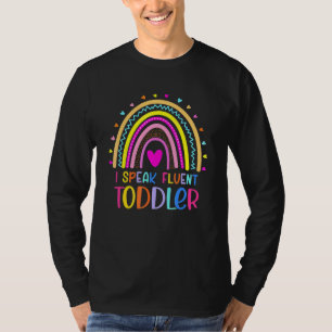 Ik spreek vloeiend Peuter  Pre K Kinderdagverblijf T-shirt