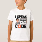 Ik spreek vloeiende code t-shirt (Voorkant)