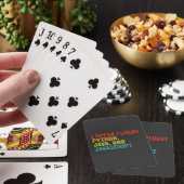 Ik spreek vloeiende computertaal grappige codering pokerkaarten (Insitu)