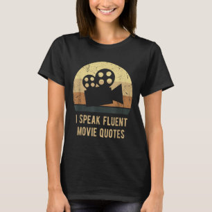 Ik spreek vloeiende film citeert grappige film lo t-shirt