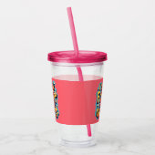 Ik spreek vloeiende film citeert retro Pop kunst Acryl Drinkbeker (Links)