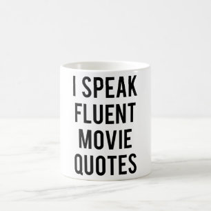 Ik spreek vloeiende filmcitaten koffiemok