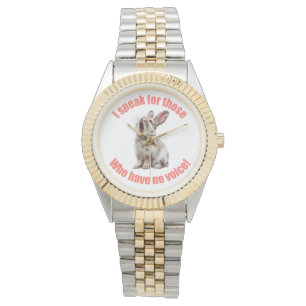 Ik spreek voor hen die geen konijn hebben horloge