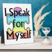 Ik spreek voor mezelf fotoplaat (Zijkant)