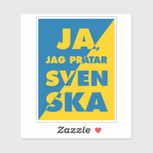 Ik spreek Zweeds Sticker