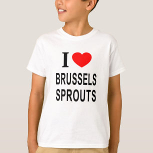 Ik ❤️ SPRUITJES Ik HOU VAN SPRUITJES Ik HE T-shirt