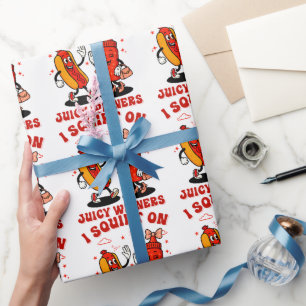 Ik spuit op sappige wijnstokken volwassen humor gr cadeaupapier