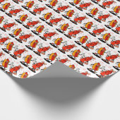 Ik spuit op sappige wijnstokken volwassen humor gr cadeaupapier (Hoek)