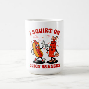 Ik spuit op sappige wijnstokken volwassen humor gr koffiemok