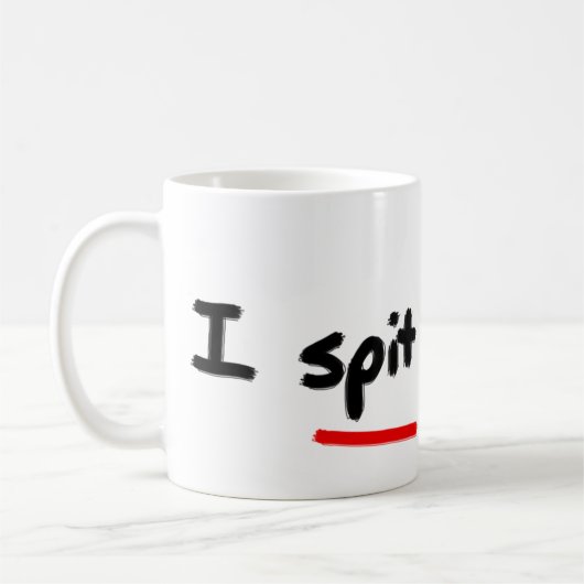 Ik spuug erin koffiemok (Links)