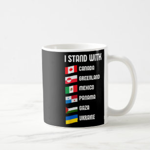 Ik Sta Achter Canada Groenland Mexico Panama Gaza Koffiemok