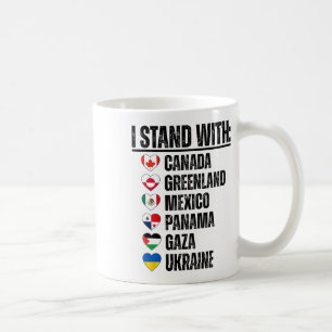 Ik Sta Achter Canada Groenland Mexico Panama Gaza Koffiemok