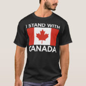 Ik sta achter Canada Pride Support Canada T-shirt (Voorkant)