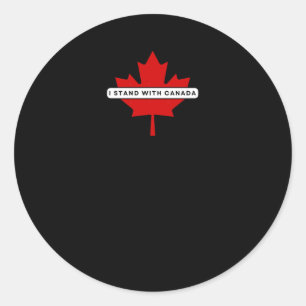 Ik sta achter de Canadese Sticker