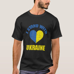 Ik sta achter de Oekraïense energievlag om Oekraïn T-shirt