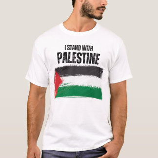 Ik sta achter de Palestijnse steun aan Palestina T-shirt