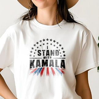 IK STA ACHTER DE PATRIOTTISCHE AMERIKAANSE VERKIEZ T-SHIRT