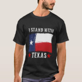 Ik sta achter de Texas T-shirt (Voorkant)