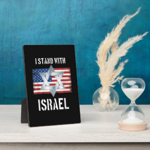ik sta achter Israël Fotoplaat