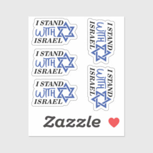 Ik sta achter Israël   hoogmoed Sticker