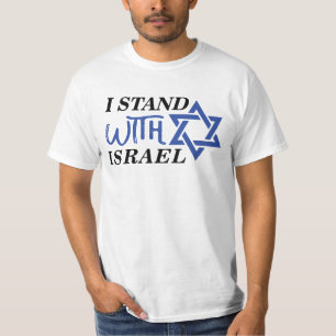 Ik sta achter Israël hoogmoed T-shirt