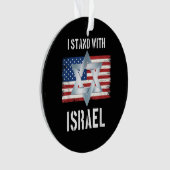 ik sta achter Israël  Ornament (voorkant)