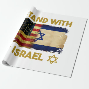 Ik Sta Achter Israël T-shirt Ik Sta Achter Israël Cadeaupapier