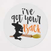 Ik sta achter je, Chiropractie Halloween Labels (Design 1)