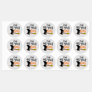 Ik sta achter je, Chiropractie Halloween Labels