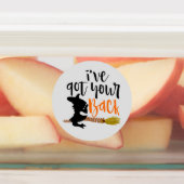 Ik sta achter je, Chiropractie Halloween Labels (Aangebracht)